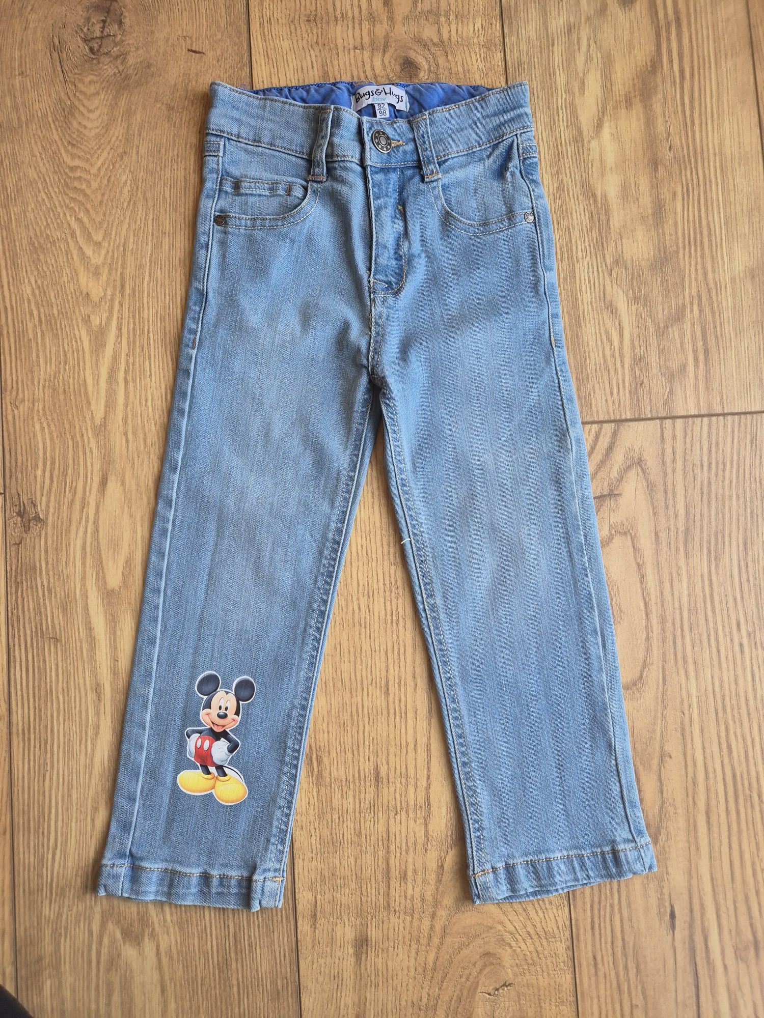 Spodnie jeansy Myszka Mickey r. 98