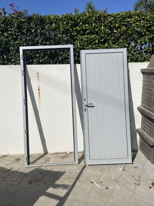 Porta aluminio 90cm/2mtr