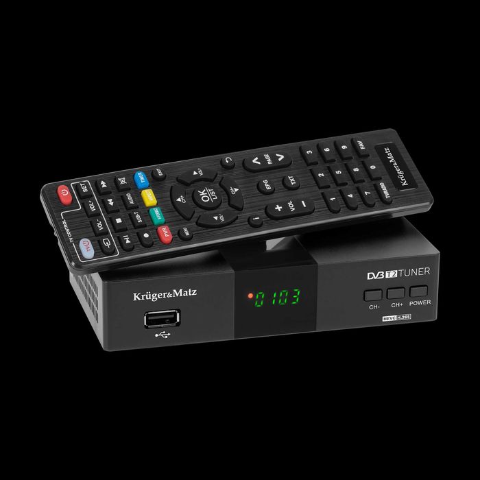 Tuner Kruger&Matz DVB-T2 H.265