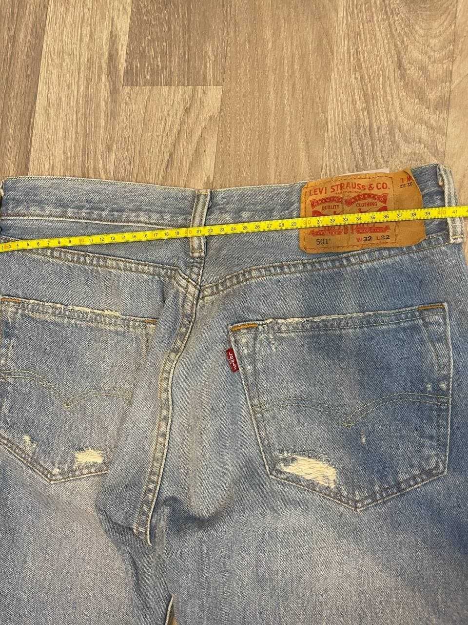 Редкие джинсы Levis Левайс Ripped 501 W32 L32 (CA00342 Levis)