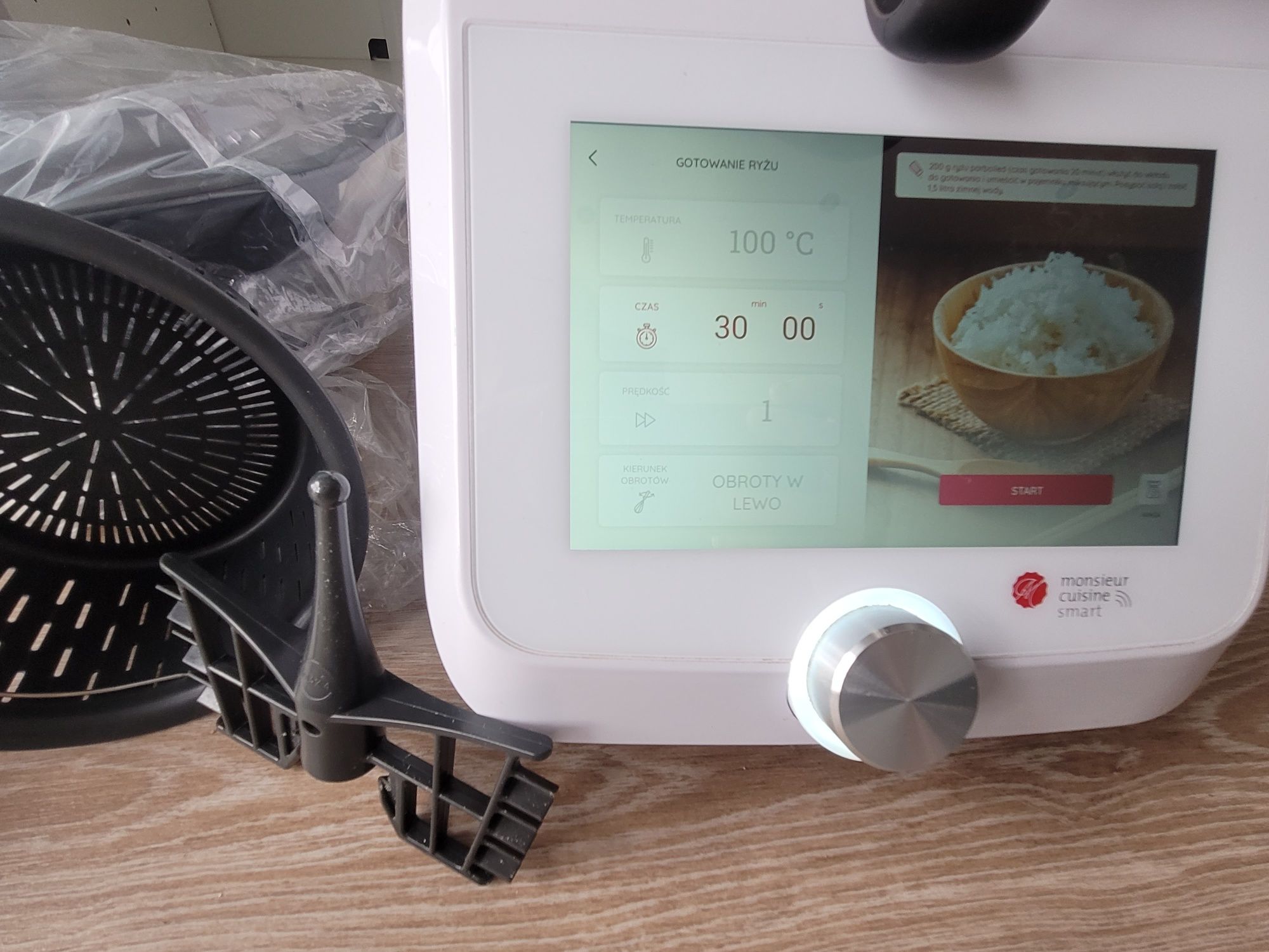 Robot kuchenny monsiuer cuisine, lidlomix smart, pełen zestaw sklepowy