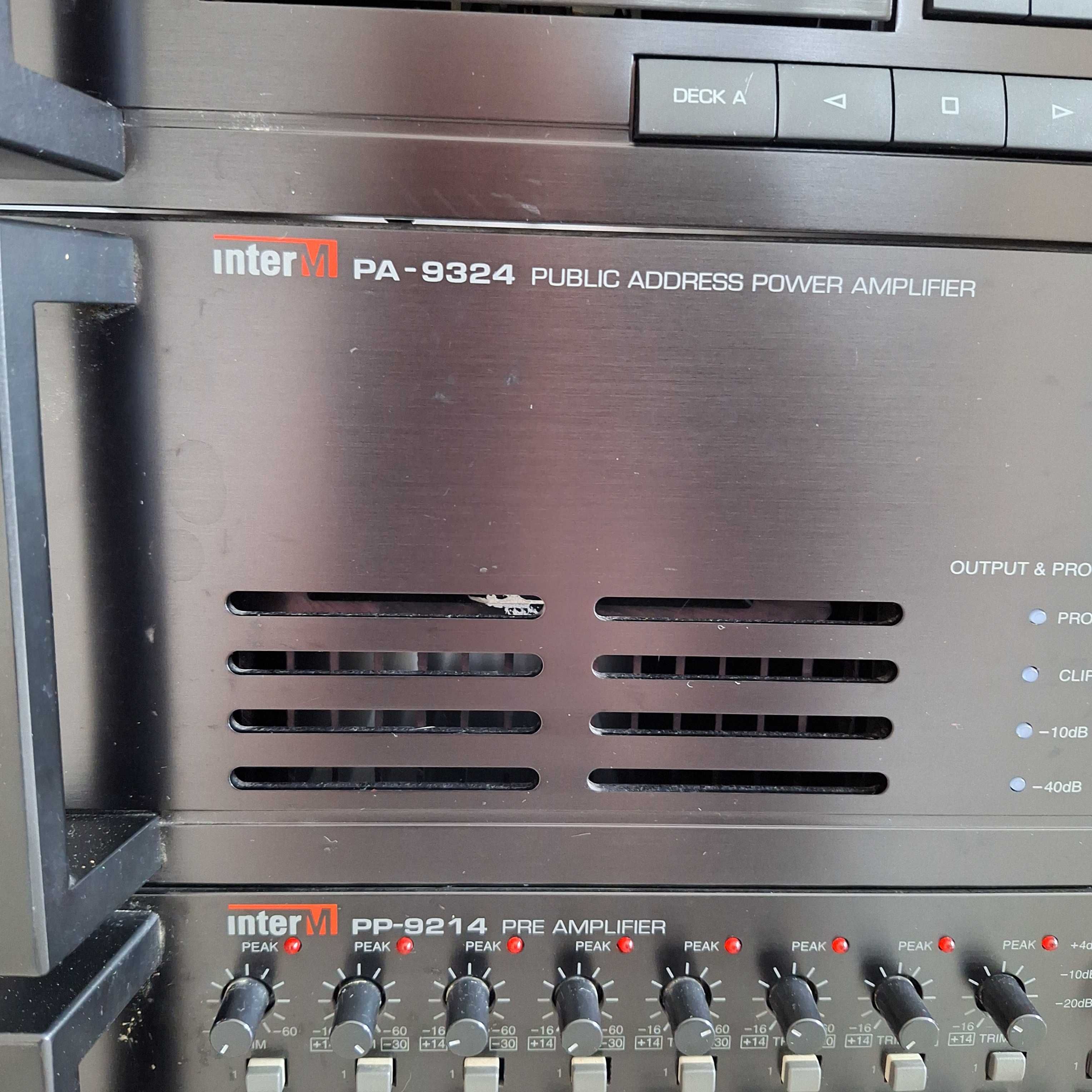 InterM Rack Nagłośnienie końcówka mocy zestaw muzyczny
