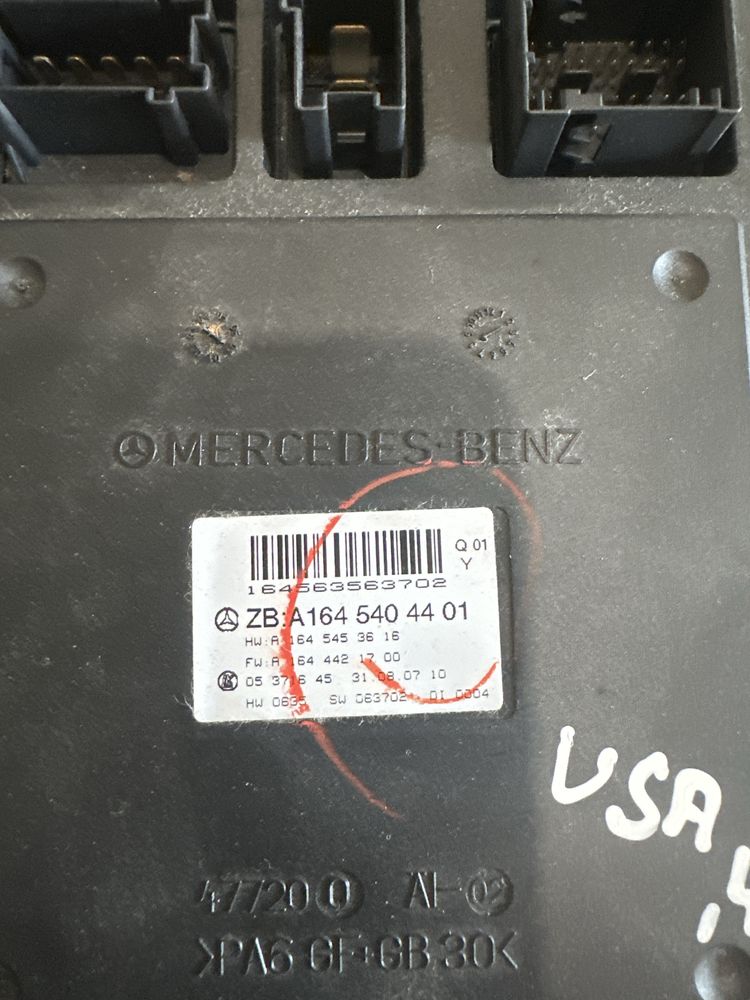 Блок sam передний mersedes ml  gl  A1645409362 a1645404401