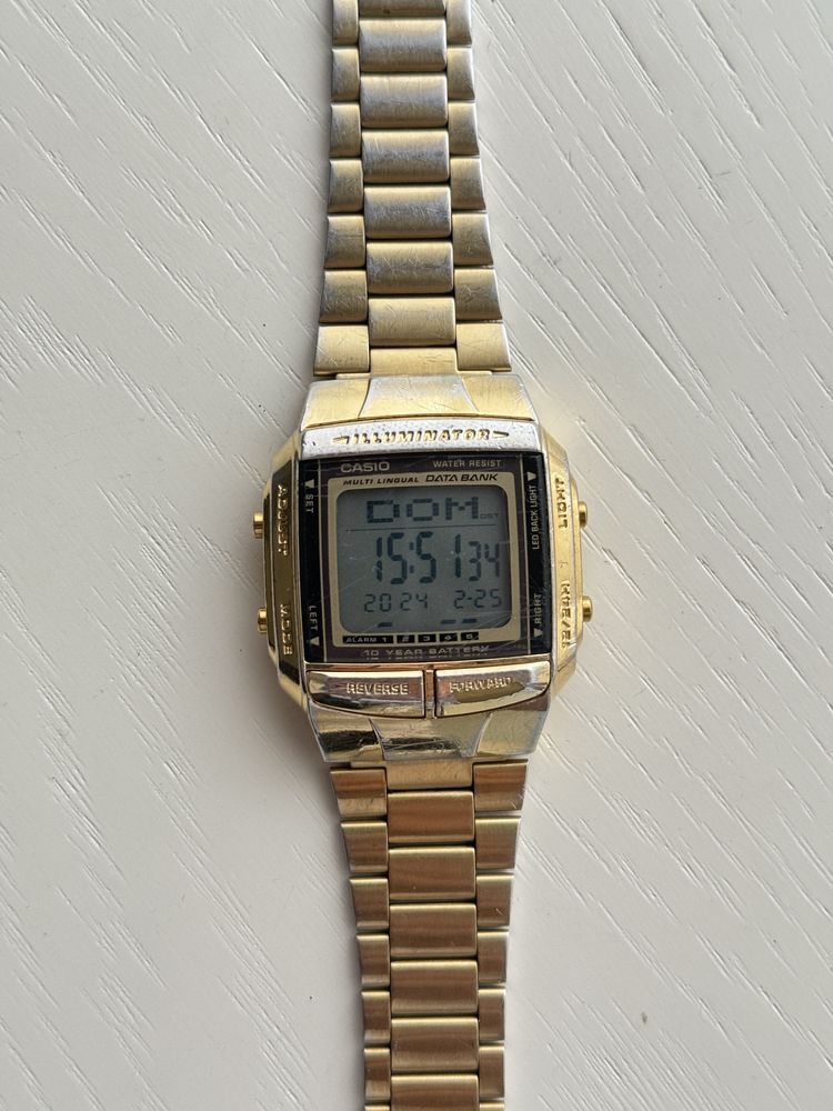 Casio Relógio Dourado