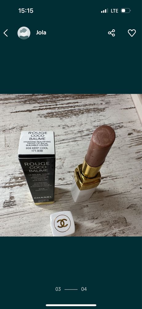 Chanel rouge coco baume Keep Cool 938