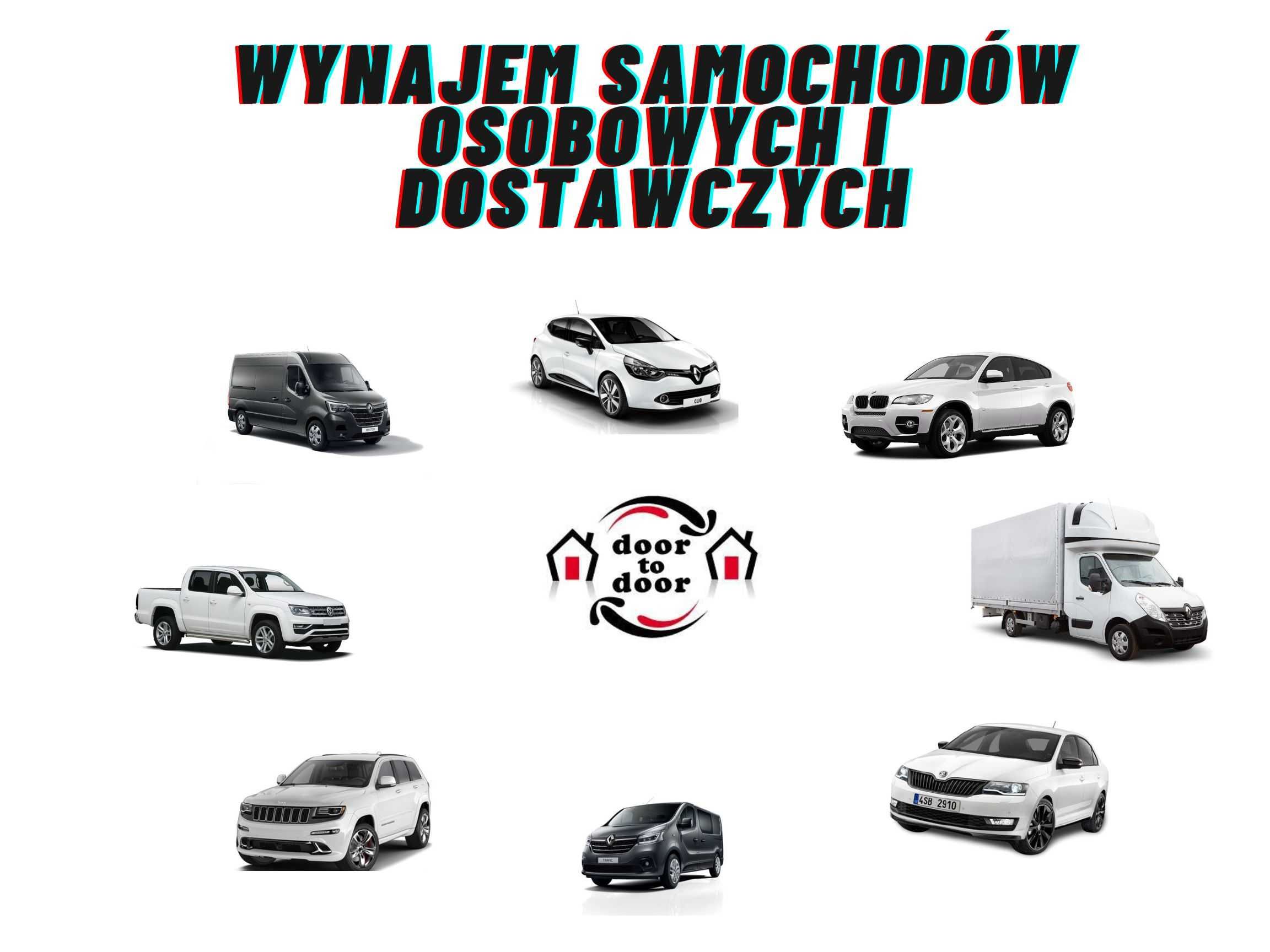 Wypożyczalnia samochodów osobowych i dostawczych/ Wynajem/busy do 3,5t