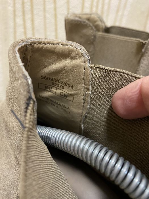 Мужские ботинки Zara весна, осень Челси натуральный нубук