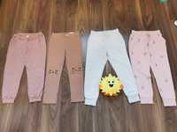 Dresy, legginsy w kotki, spodnie h&m