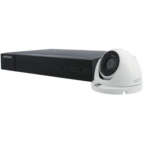 Kit VideoVigilância completo de 4 câmaras HD, ideal até 25m2 Hikvision