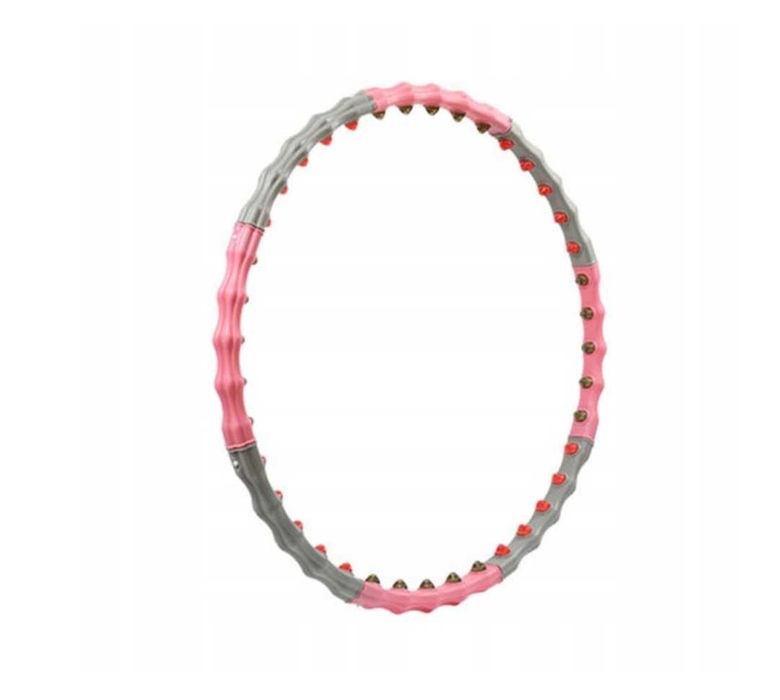 Hula hop fitness  z wypustkami masującymi składane odchudzające