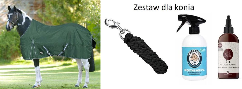 Zestaw 4 elementów dla konia