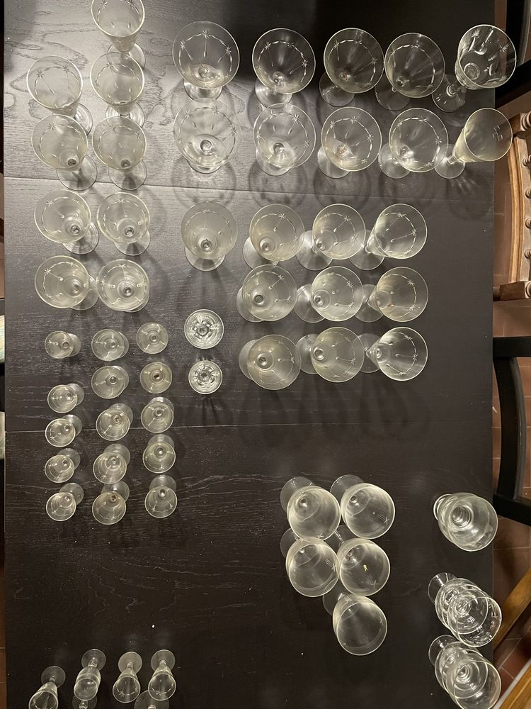 Conjunto de copos antigos