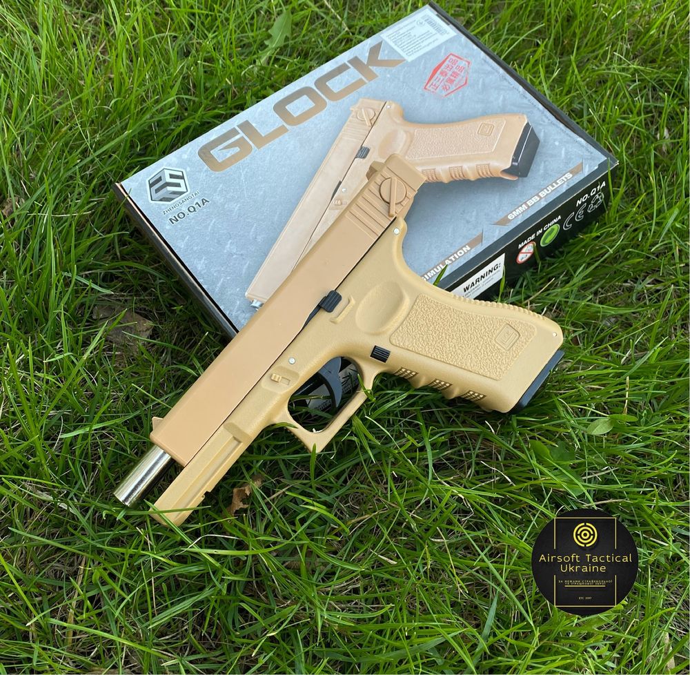 New 2024! пістолеGlock 17 Gen. 3  TAN - Повний функціонал\Іграшка