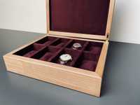 Kasetka, szkatułka, skrzynka na zegarki na prezent PREMIUM
