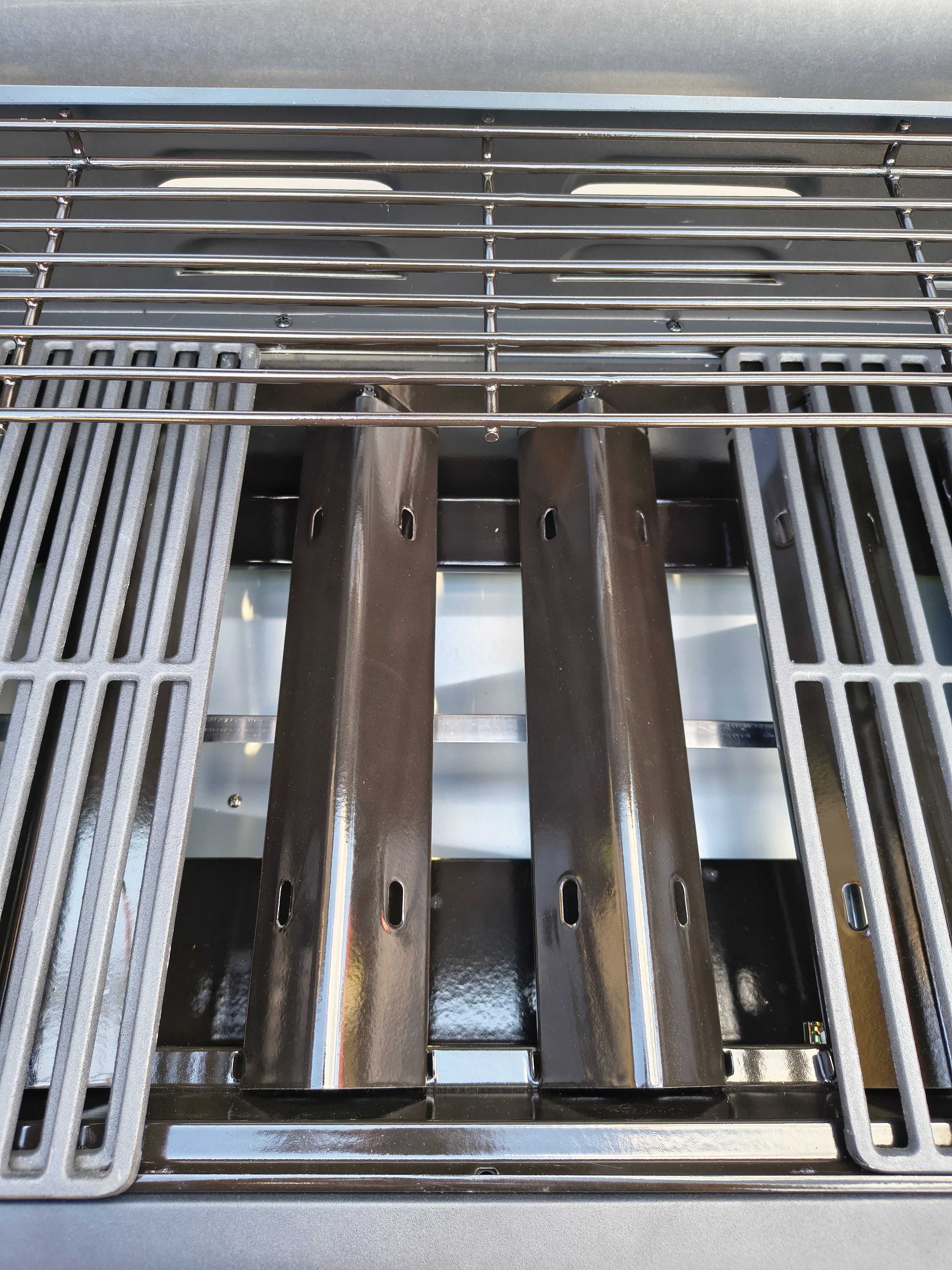 Duży Solidny GRILL GAZOWY EL FUEGO DELUXE  21KW  LED 7 palników NOWY !