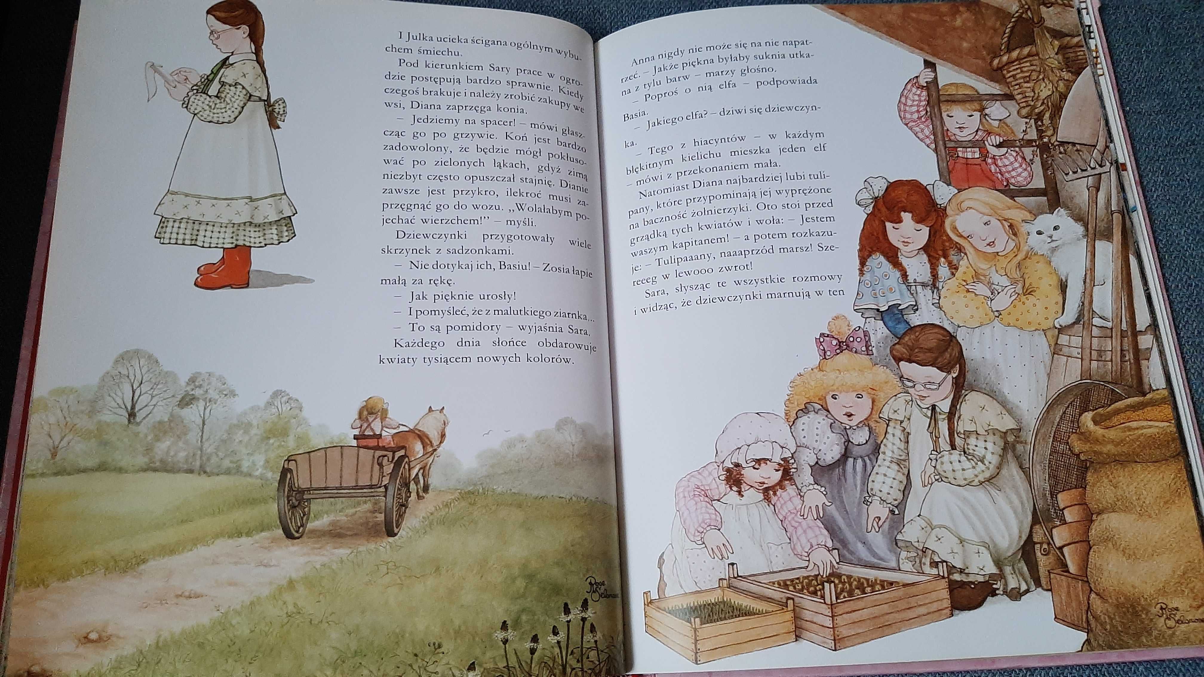 W małym leśnym domku Opowiadania dla dziewczynek piękne ilustracje