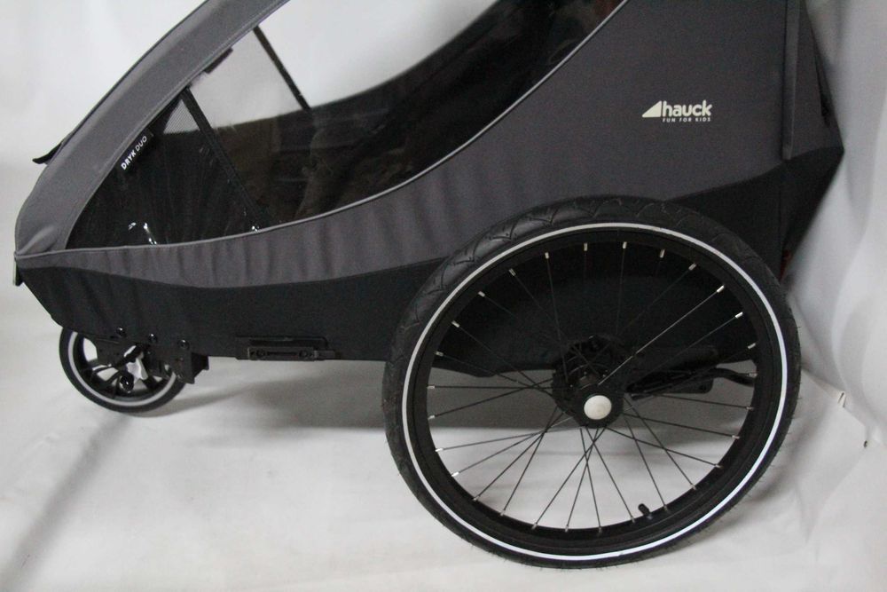 Przyczepka rowerowa dla dzieci Hauck Dryk Duo 2w1 Jogger wózek