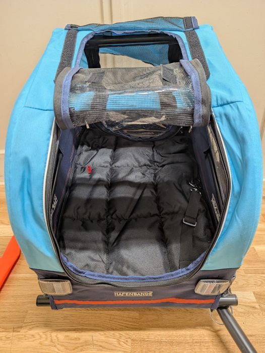 Hafenbande Przyczepka Rowerowa Cabby S dla psa 116x52x61cm do 20kg ZWR