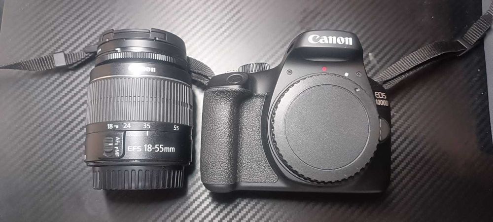 Aparat Canon 4000D+obiektyw 18-55 +statyw+FiltrySprzedam lub wymienie