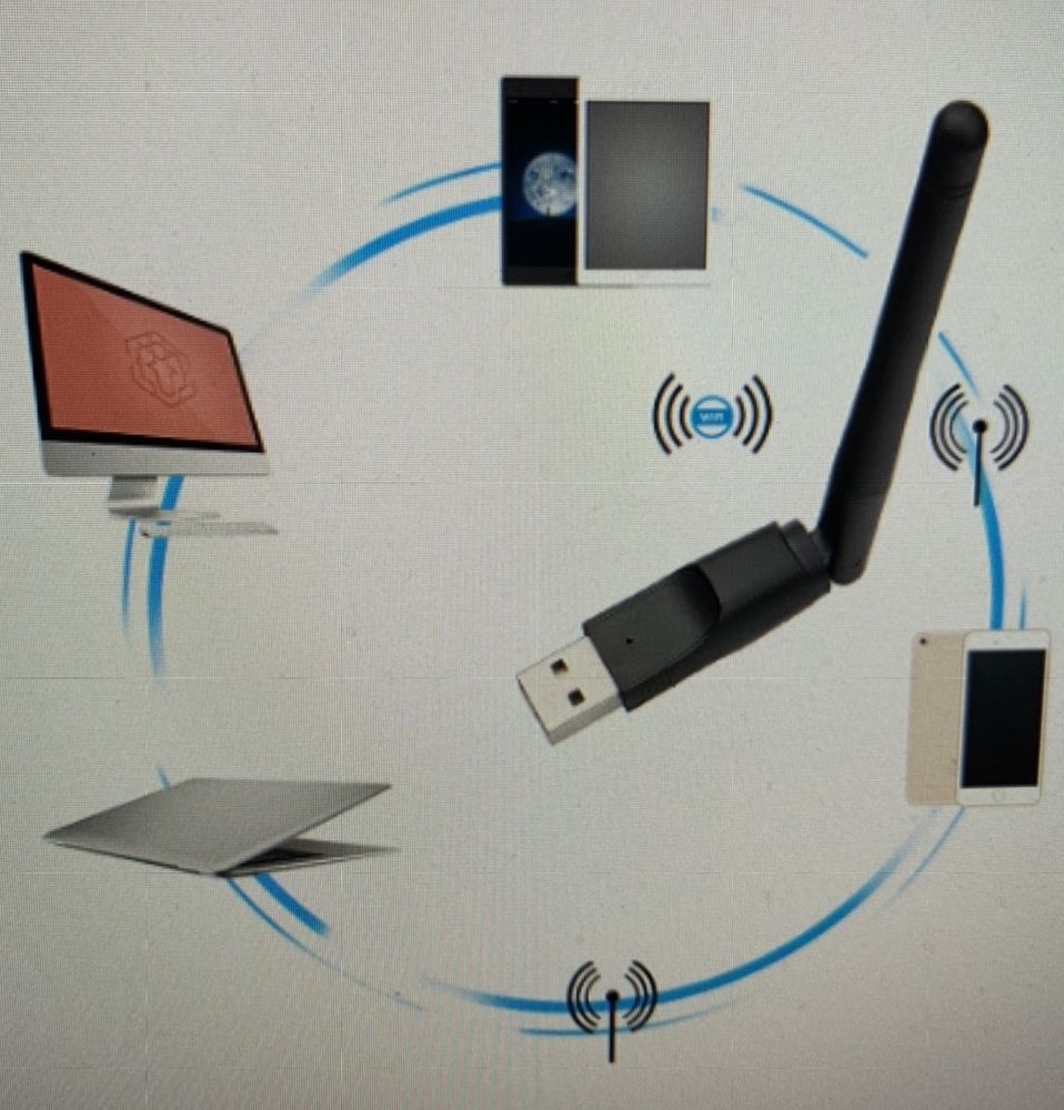 Wi-Fi адаптер MT7601 150Mbit 4dbi для ПК/Т2 тюнера