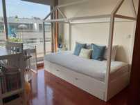 Cama casinha branca para criança