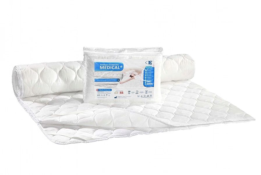 Ochraniacz na Materac Podkład Mata Nakładka Ochronny Medical 120x200