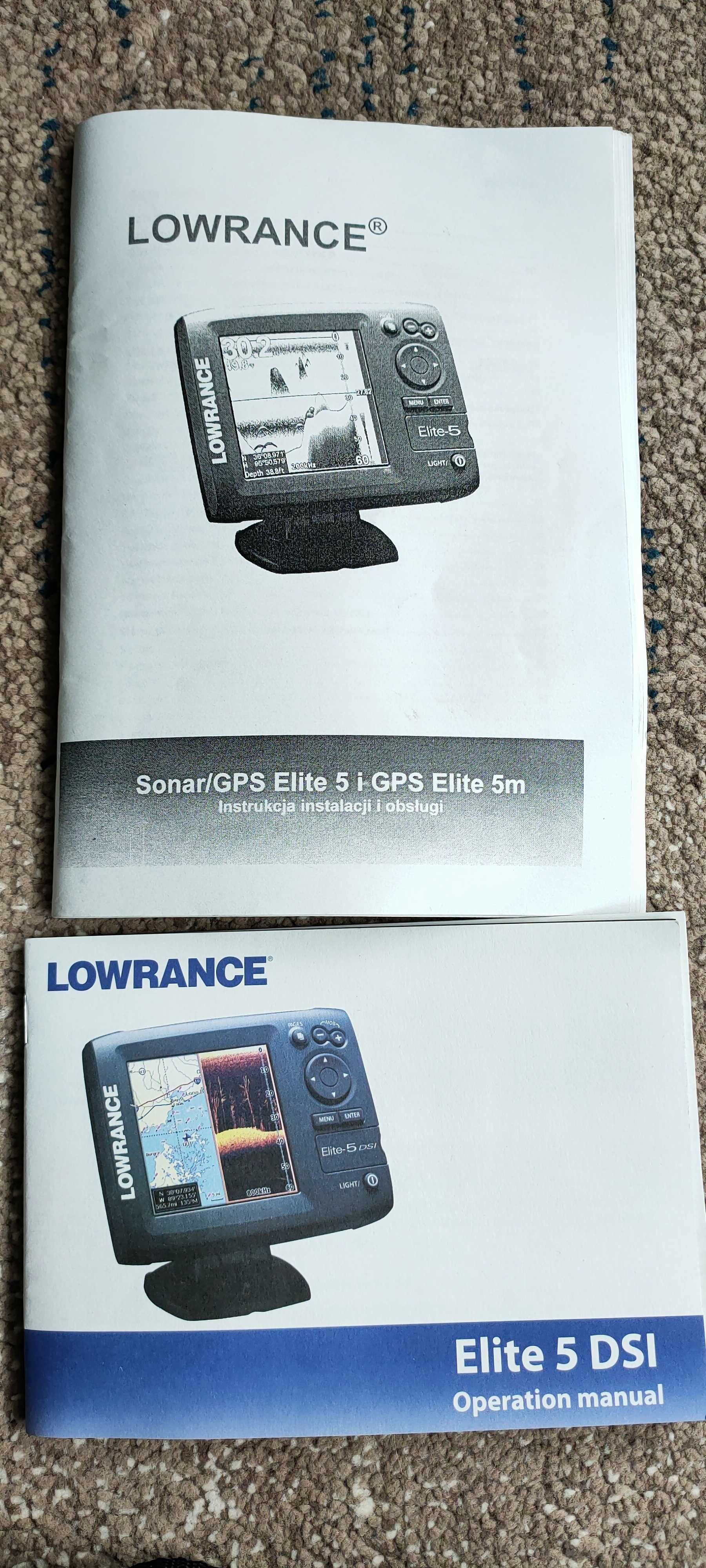 Sprzedam Echosondę Lowrance Elite-5 DSI GPS