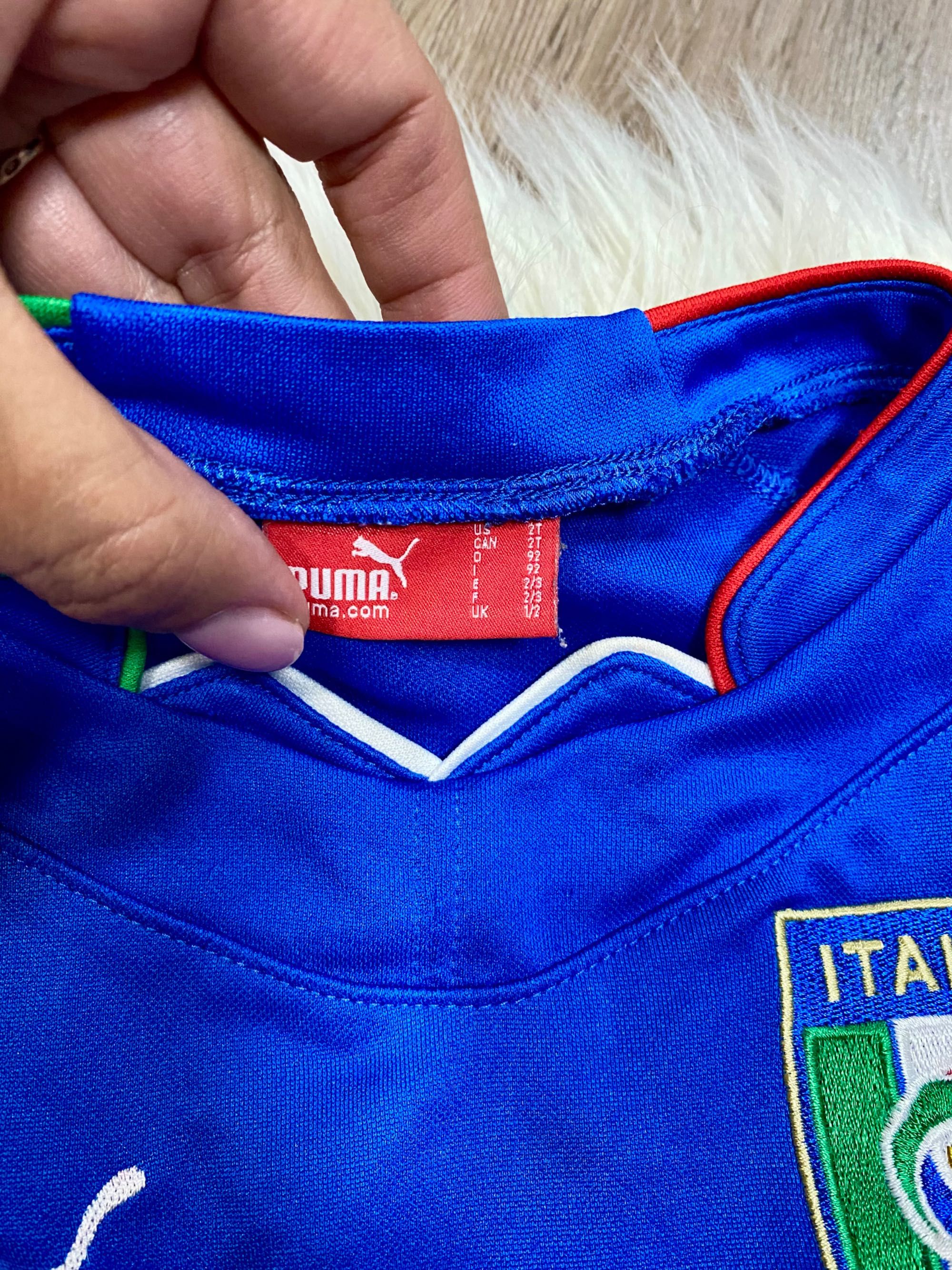 Дитячі спортивні футболки Puma Italia та Adidas Scotland