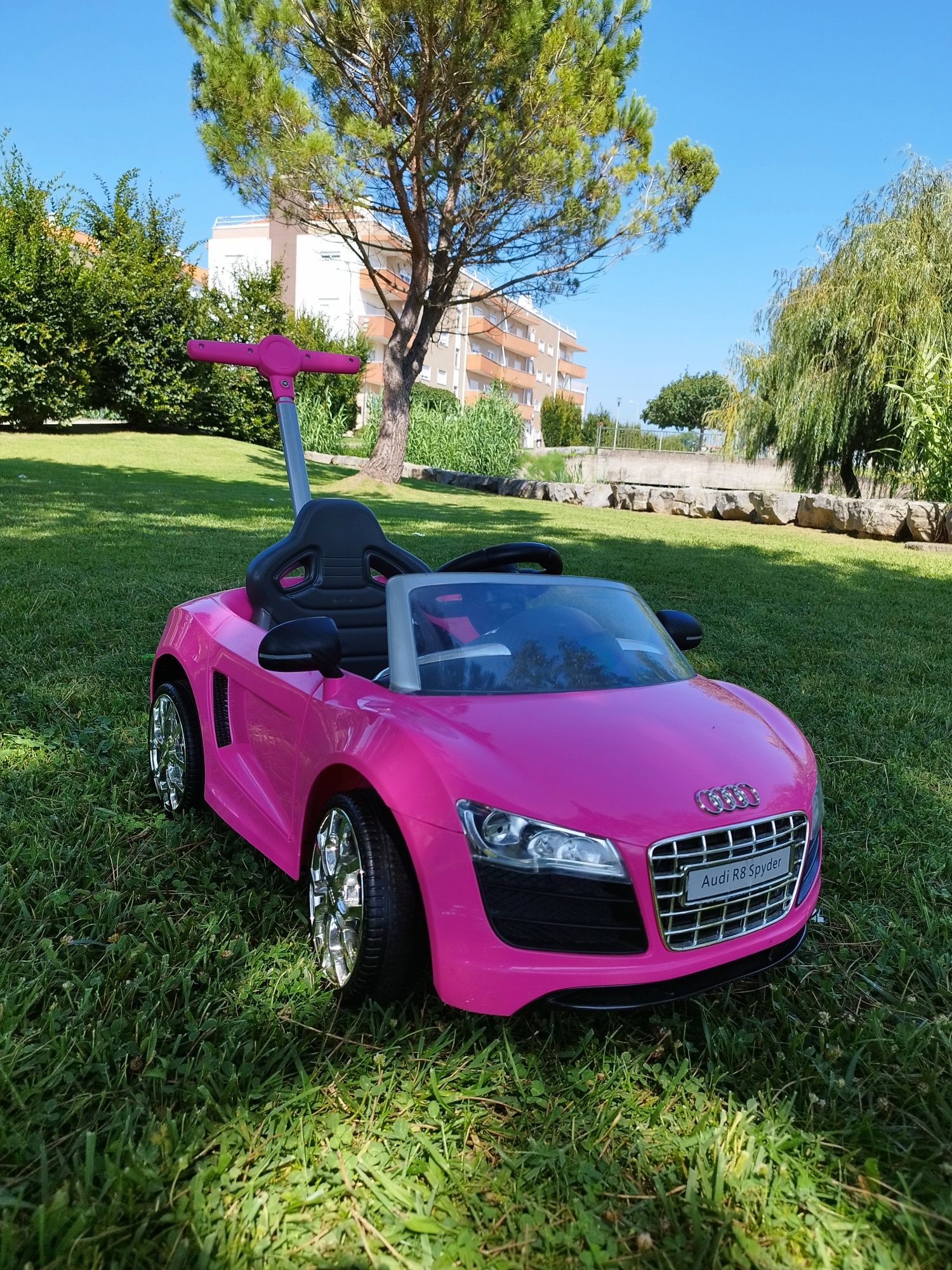 Audi R8 spyder rosa