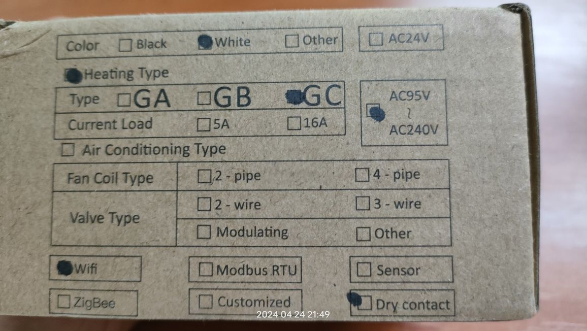 Termostat WiFi do domu