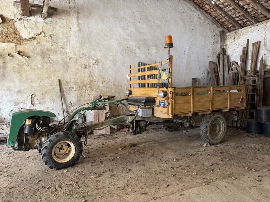 Motocultivador Ferrari 16cv + Reboque JAC + Fresa + Alfaias