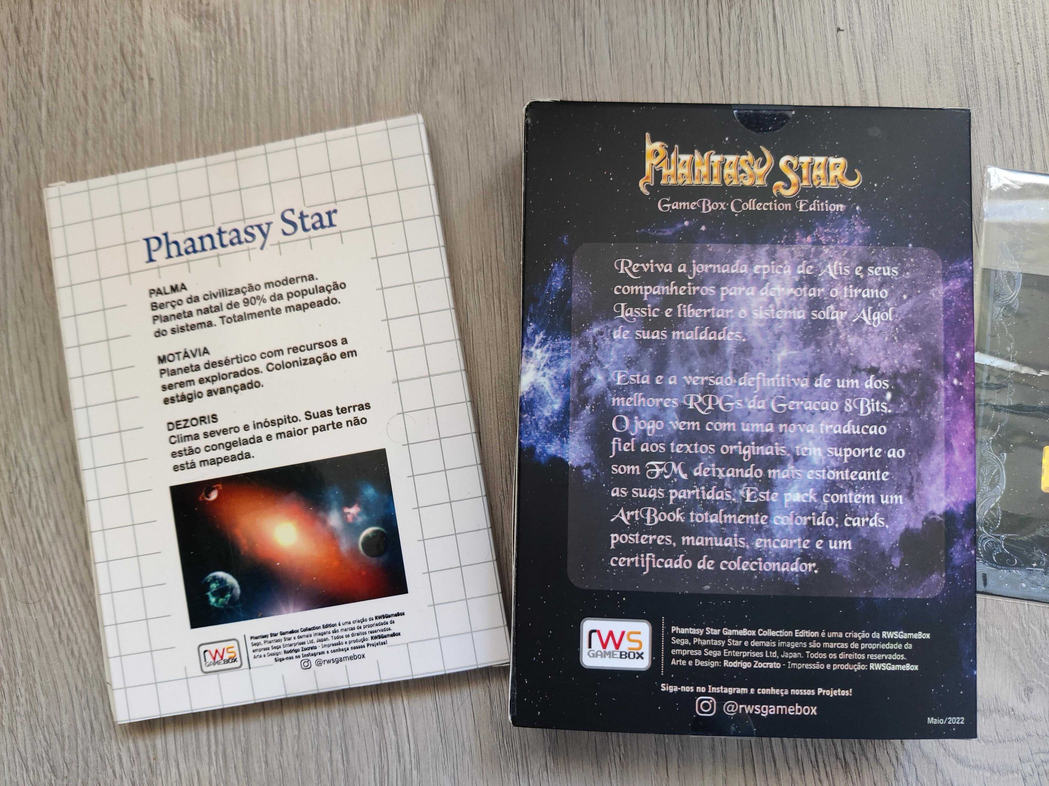 Phantasy Star 1 MasterSystem PT-BR GameBox Collection Edition