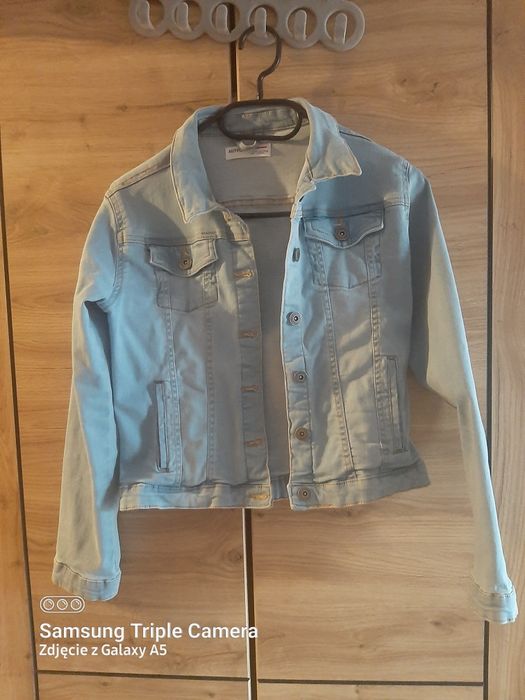 Kurtka jeansowa dziewczęca 146-152
