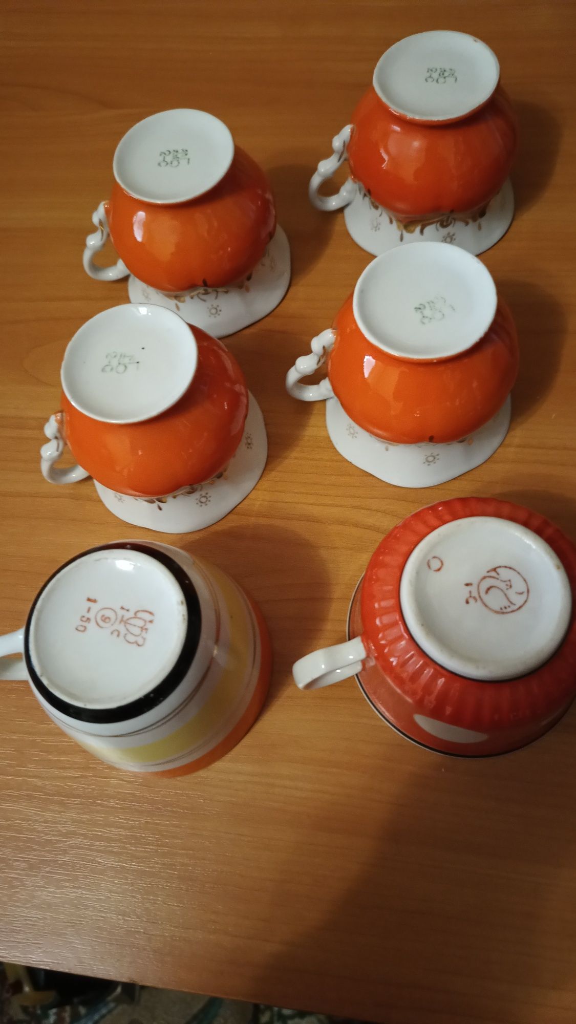 Чашки из сервизов