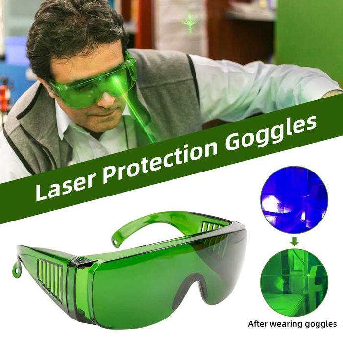 Gogle ochronne UV laserowe okulary ochronne UV 200nm-2000nm