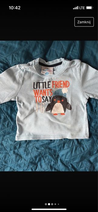 5 bluzeczek dla chłopca 68 cm