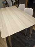 Stół  Ikea Lisabo 140x80 + Krzesła 4szt Ikea LEIFARNE Pink