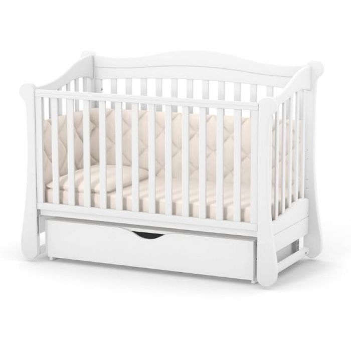 Дитяче ліжко Veres ЛД18 колір білий з матрасом