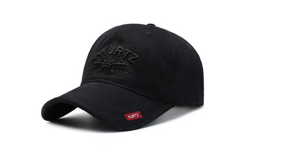 czapka z daszkiem baseball z haftem  KURTZ nowa