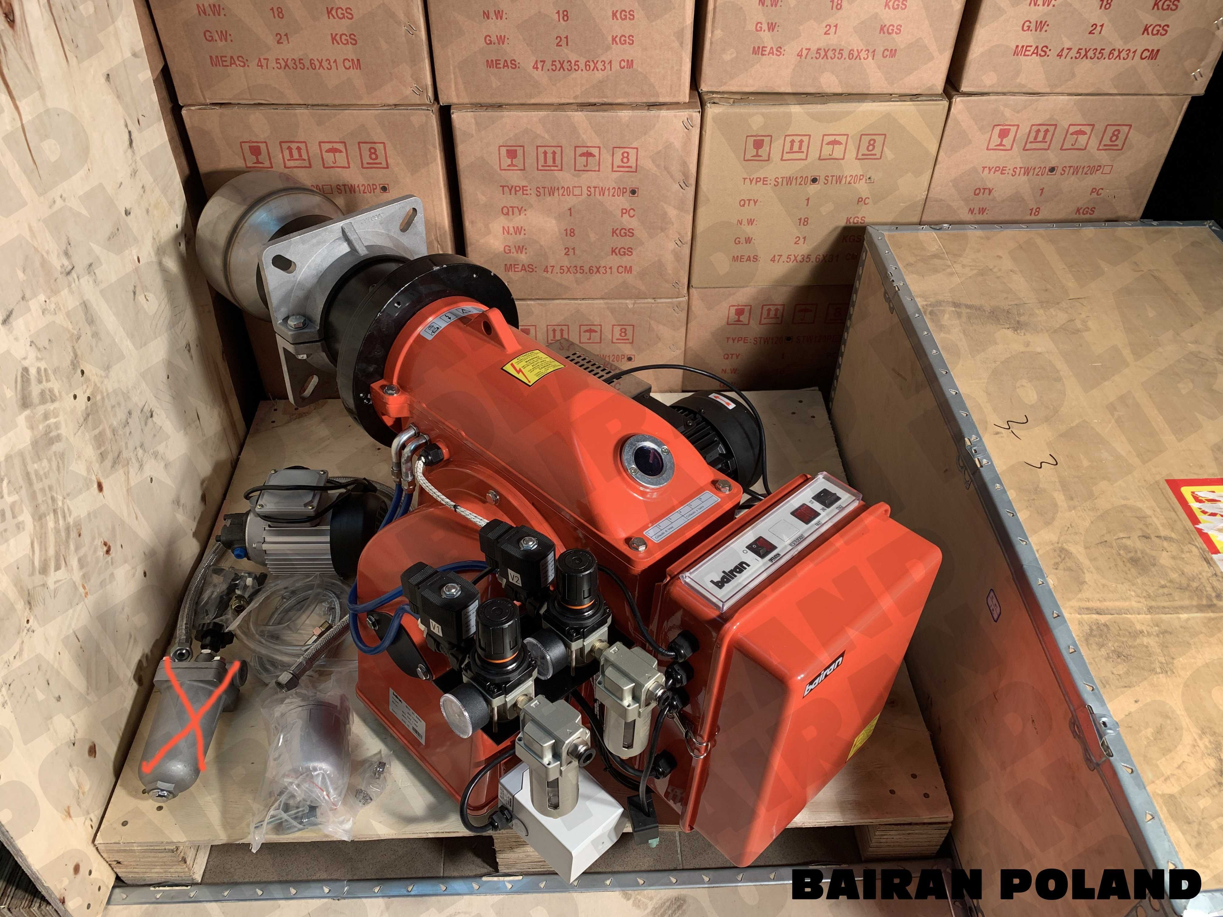 Bairan Poland Palnik multiolejowy na olej przepr. BW75T Moc 450-750KW
