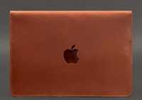 Чехол Кожаный для MacBook 13, светло коричневый, 33*24 см, конверт