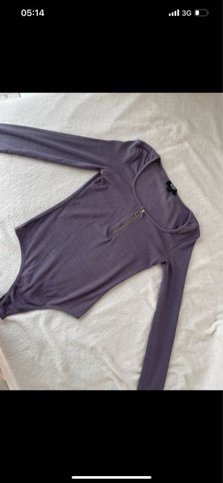 Fioletowe body Missguided