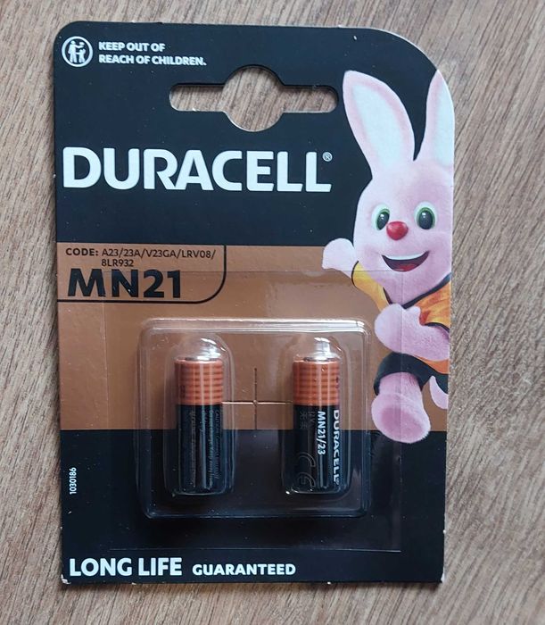 2x BATERIA ALKALICZNA DURACELL MN21 A23 12V - Nowa nigdy nie otwierana