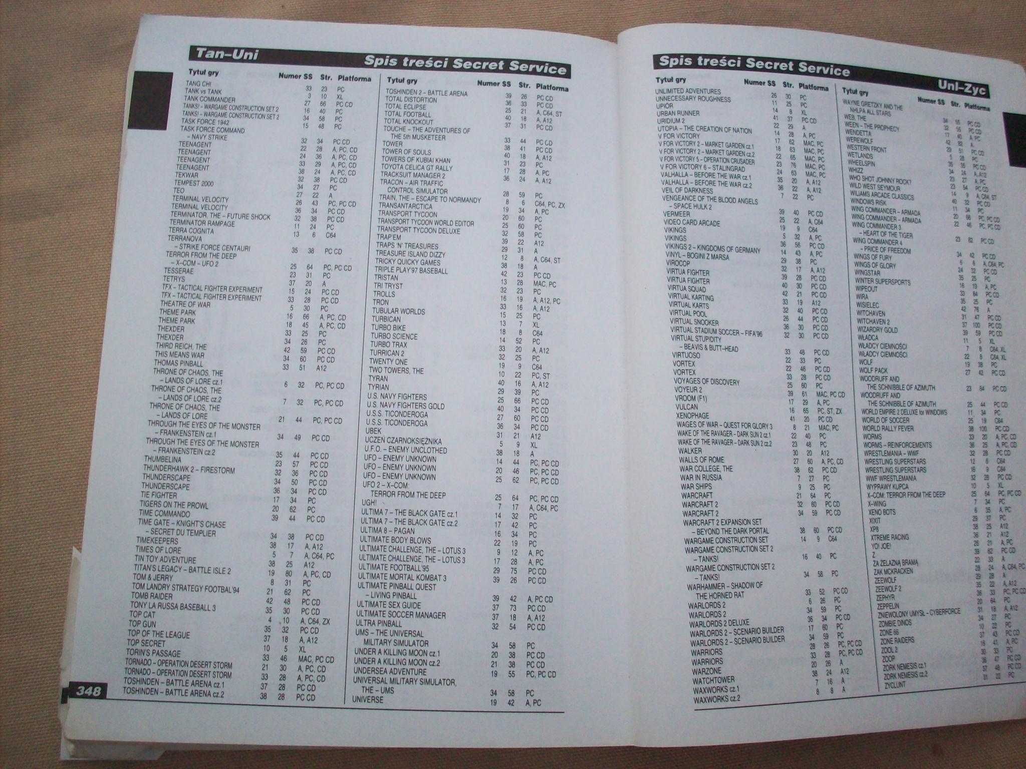 Secret Service Kompendium 2, numery 33-42, 1997.