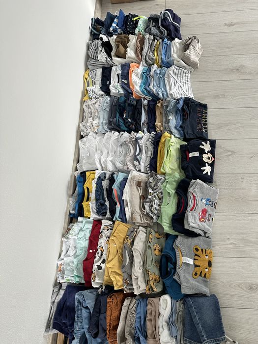 Paka ubranek niemowlęcych chłopięcych rozmiar 68 H&M Smyk C&A Lupilu