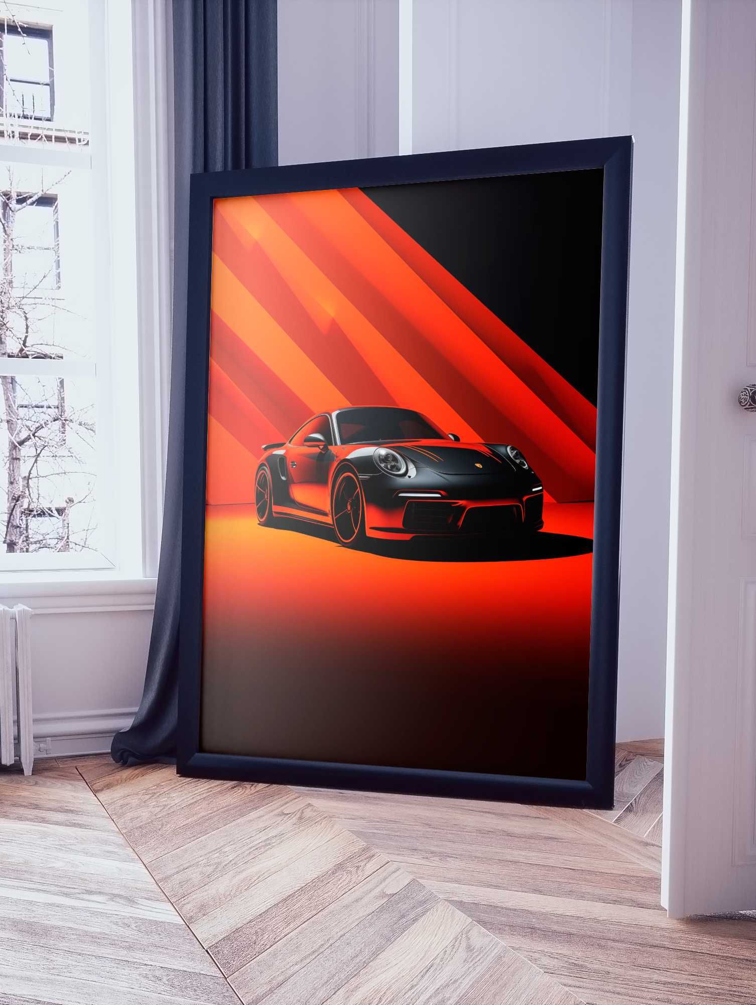 Plakat na Ścianę Obraz Porshe 911 Auto Sportowe 50x70 cm ElliveX