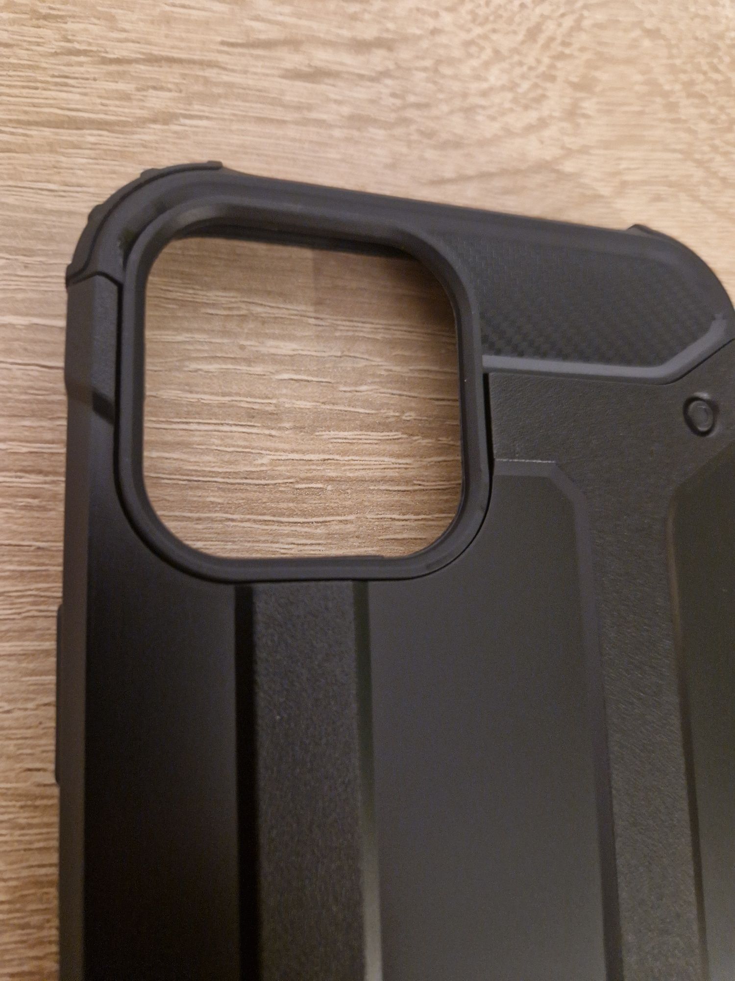 Etui Carbon czarny do Iphone 13 Pro Max + Szkło 9H
