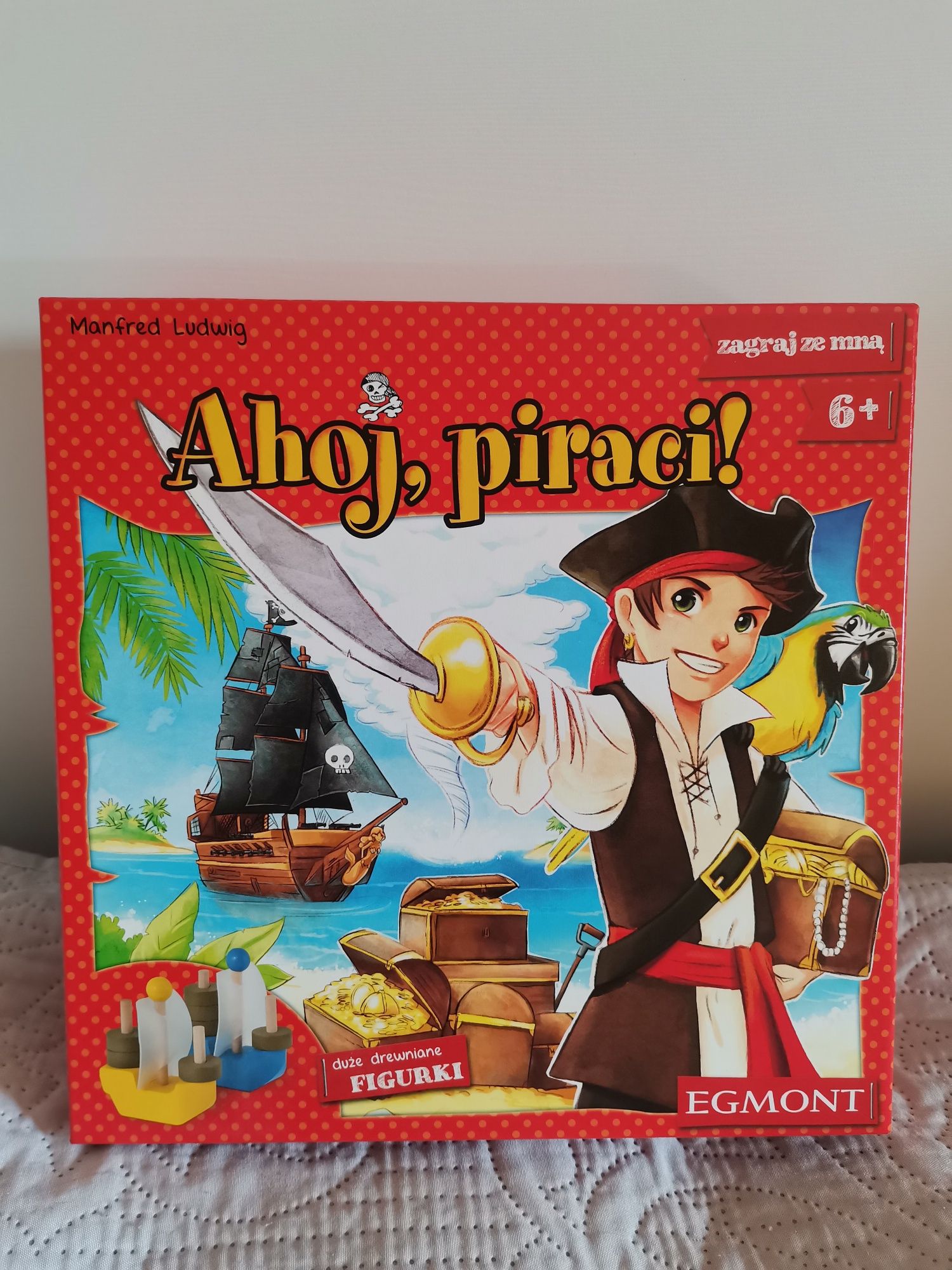 Gra planszowa rodzinna Egmont Ahoj Piraci