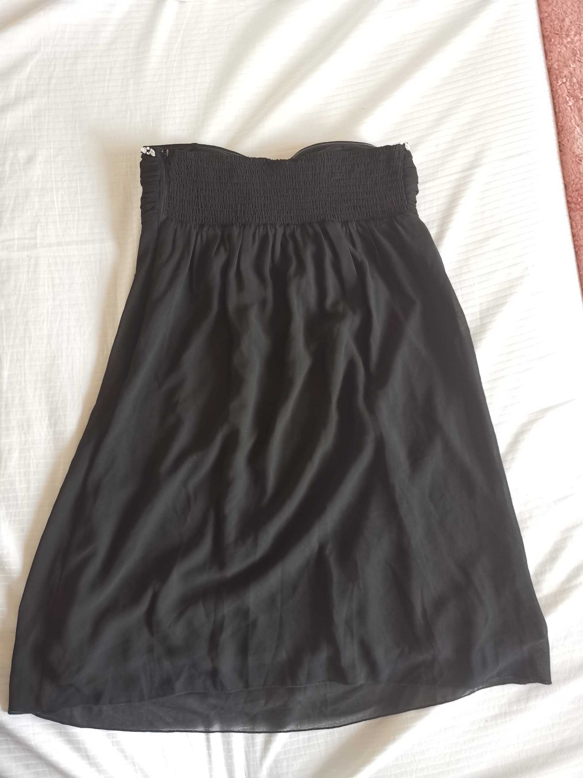 Sukienka z cyrkoniami Vila Galen roz. L 75cm Czarna Zamek Nowa