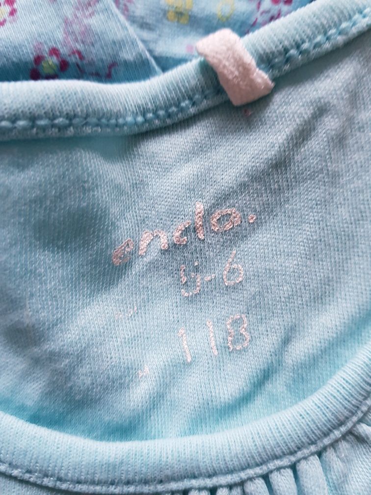 Dwa T-shirty dla dziewczynki rozmiar 116cm